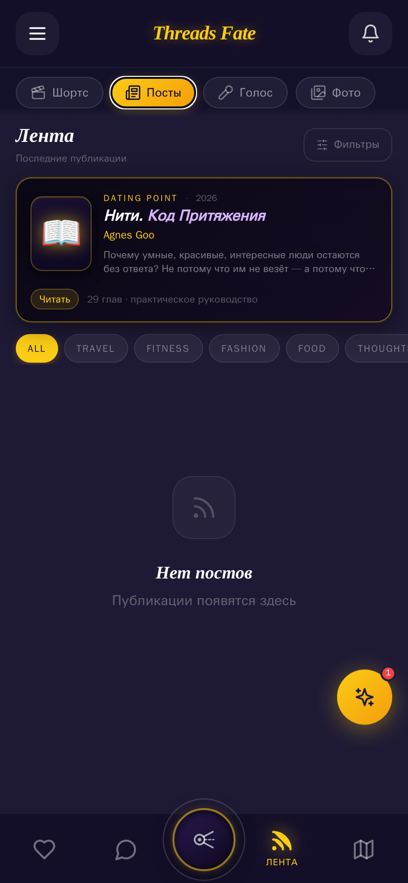 Лента постов Нити